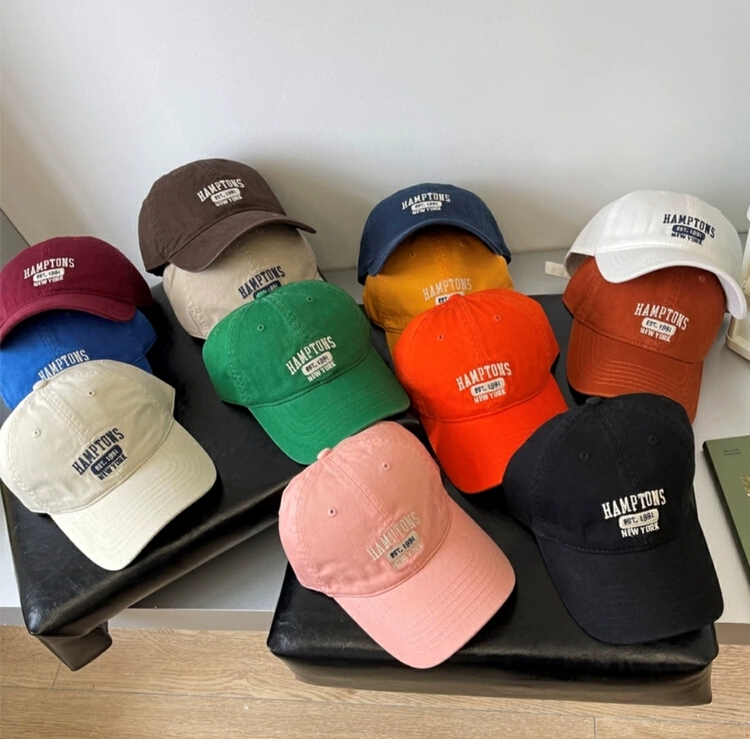 [inside] Korean version simple, versatile, small face, washed cotton hat 1991# zxl