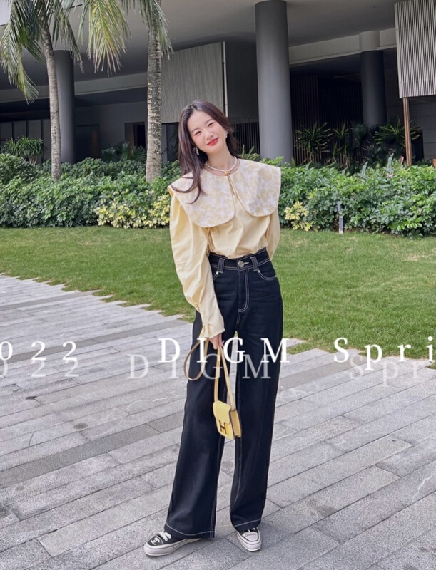 New year in early spring! [digm] new simple and versatile open line jeans 8510# zxx