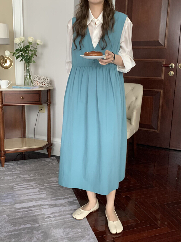 [BL] Korean loose fitting tank top dress (excluding interior) l623157# cqw