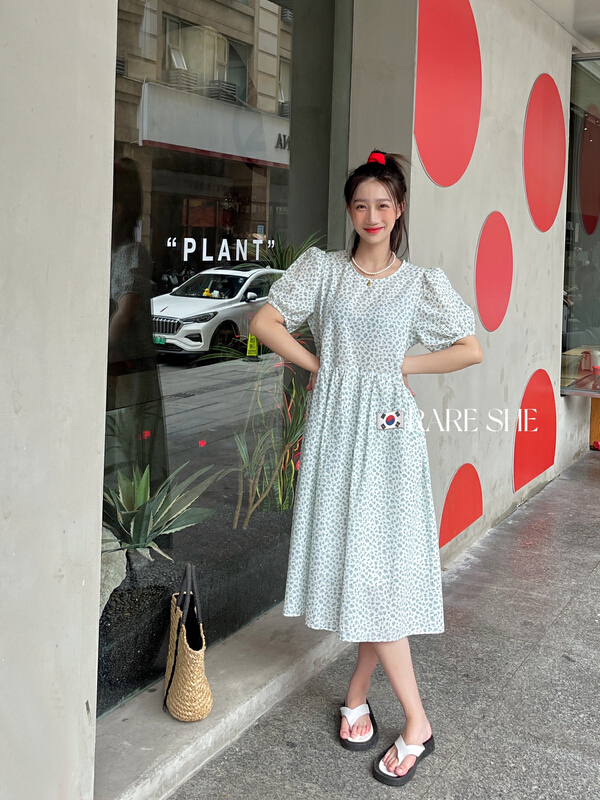 [rare she] Korean foam dress 5228# LSW
