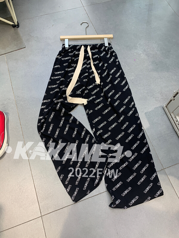 [kakamee] design letter printed casual pants ys1-5001# LSL
