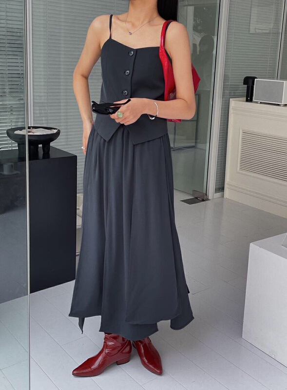 New year in early spring! [soul] loose elastic waist skirt bs16089211q# CLS