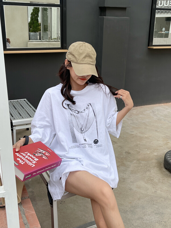 [misu misu] street style personalized loose short sleeve T-shirt 2228# ll