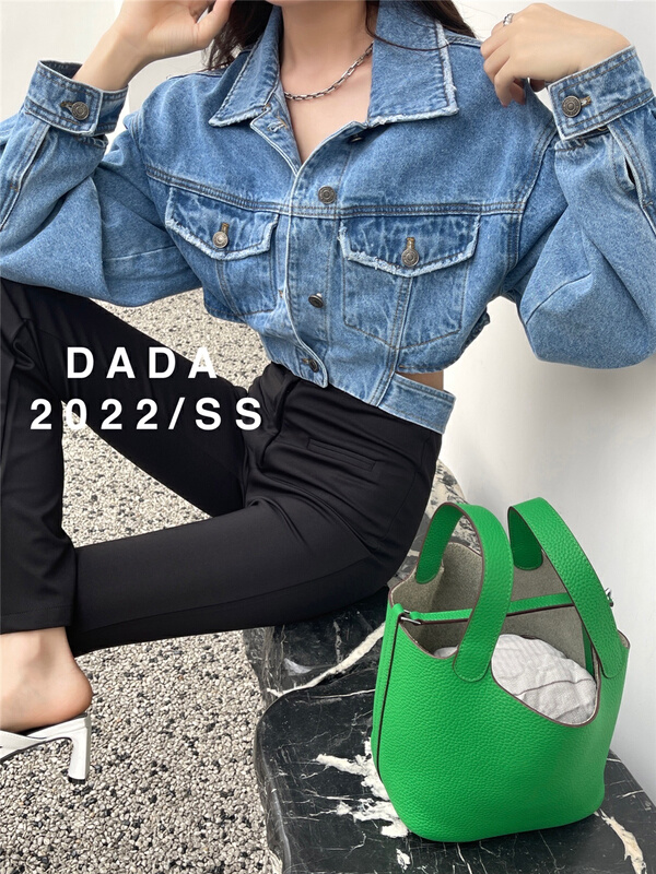 New year in early spring! [dada] Korean Short versatile denim jacket 7079# zxl