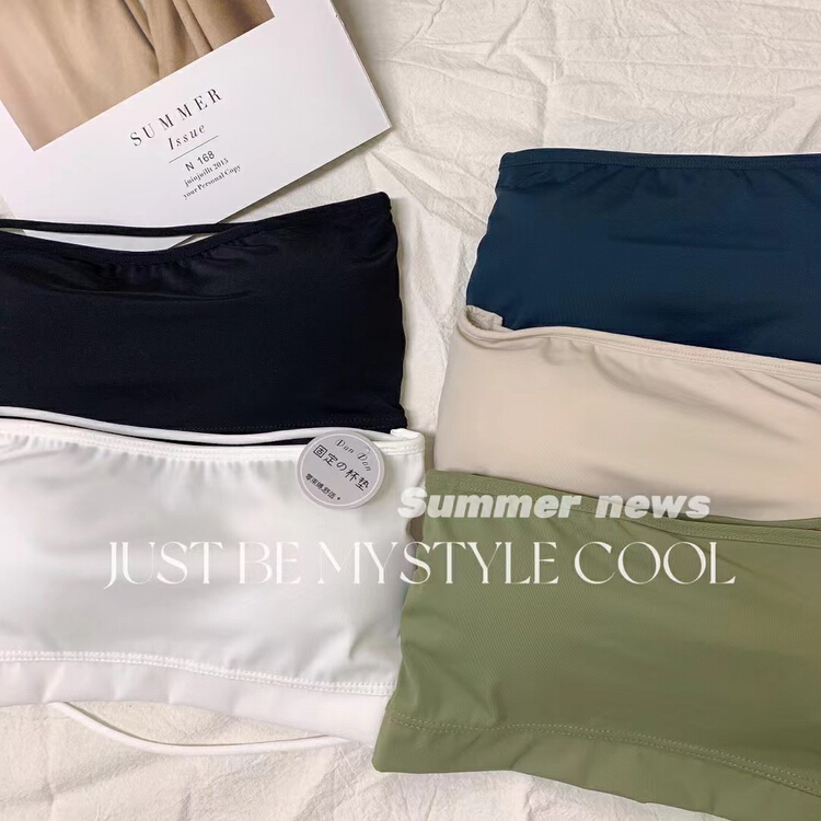 New in early summer! [Yaya] fashionable and versatile ice silk cross design fixed cup beautiful back underwear 9821-1# CCL
