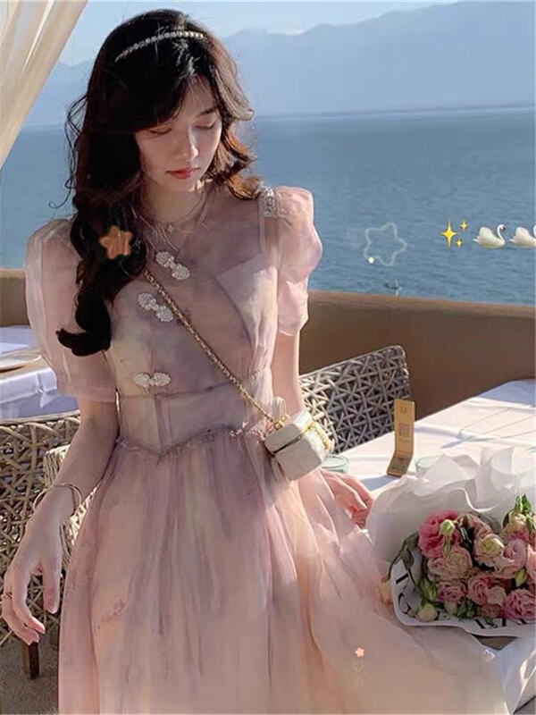 New in early summer! [Yingying new clothes] fashionable and high-grade dress 7132# Cl