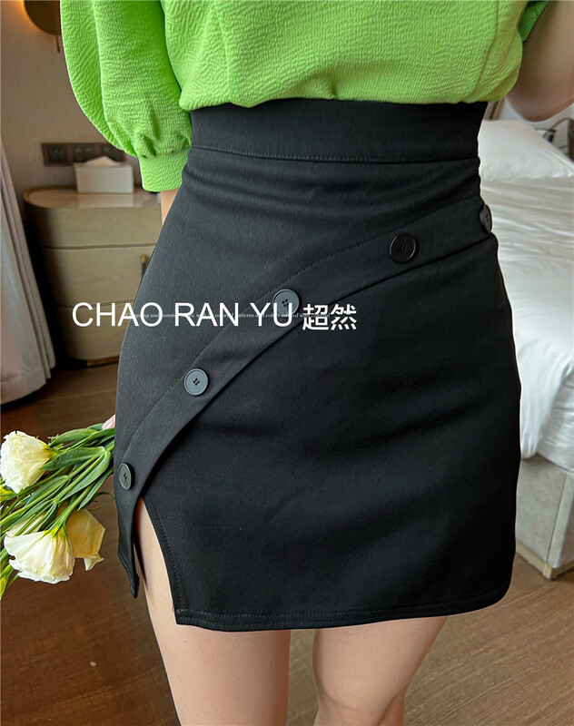 New in early summer! [Cr] Korean style button short skirt 6105# PCZ