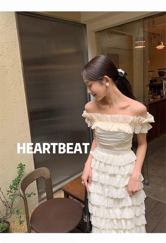 [Heartbeat] French pleated short pure desire vest / sling 508# zjy