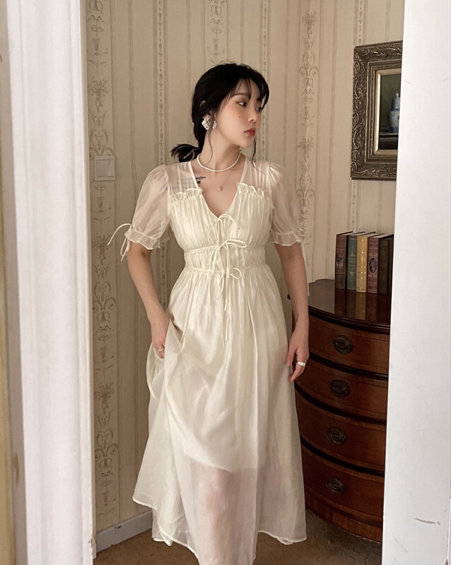 [mi2] gentle aging fashion dress (excluding necklace) e9298# JJ