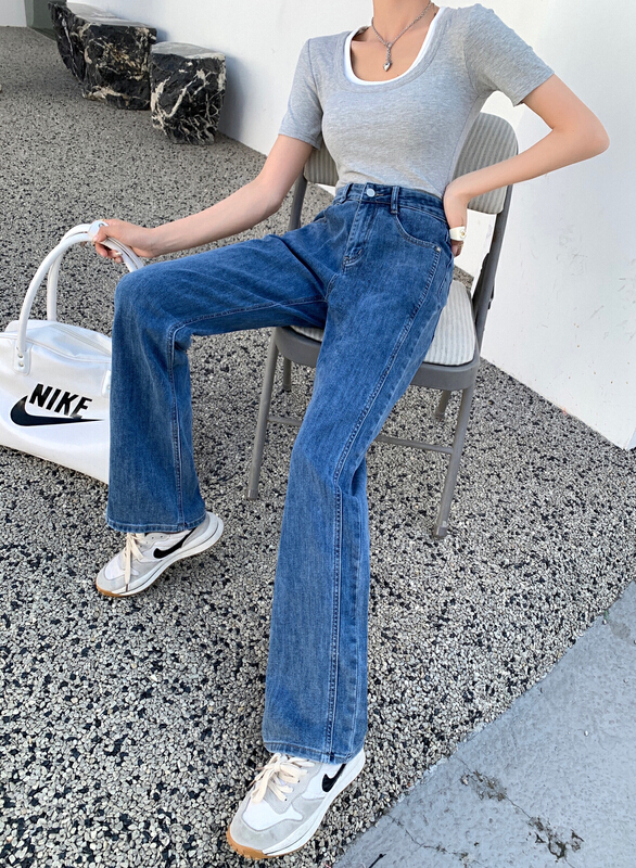 [JFT] fashionable and versatile straight jeans mjt069# CLS
