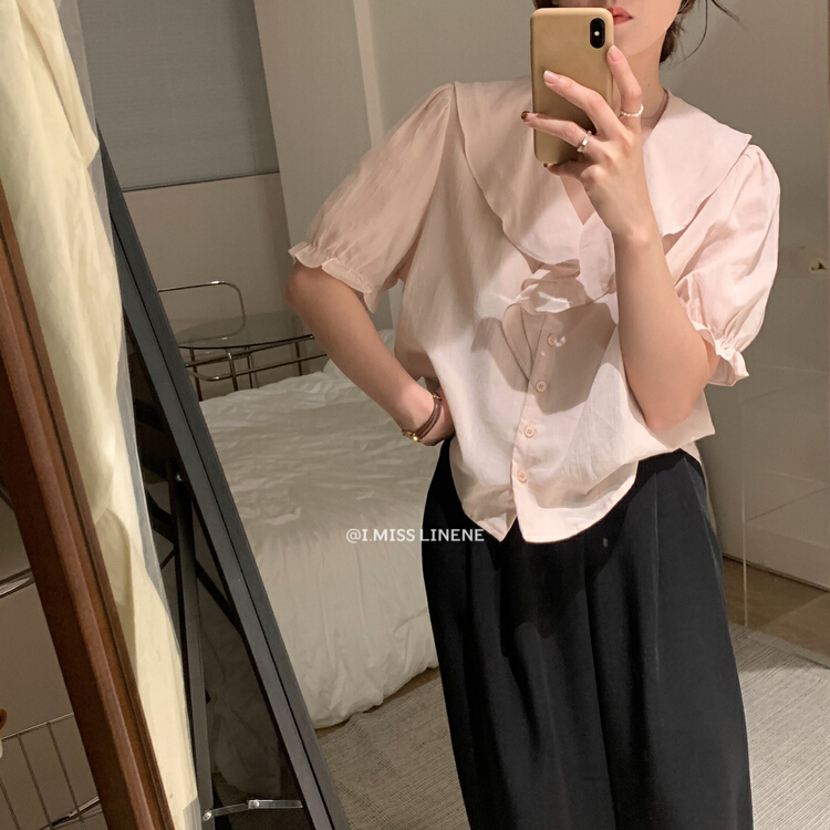 New in early summer! [Imiss] fairy sweet and versatile blouse cx10061# LSW