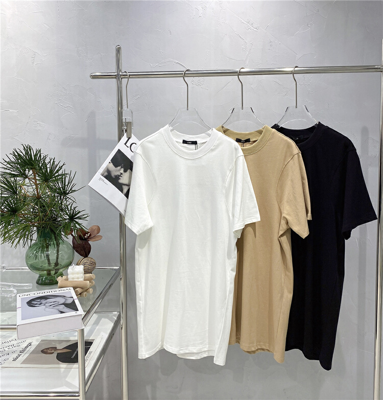 New year in early spring! [the limo] solid round neck versatile short sleeve T-shirt 6643# XYJ
