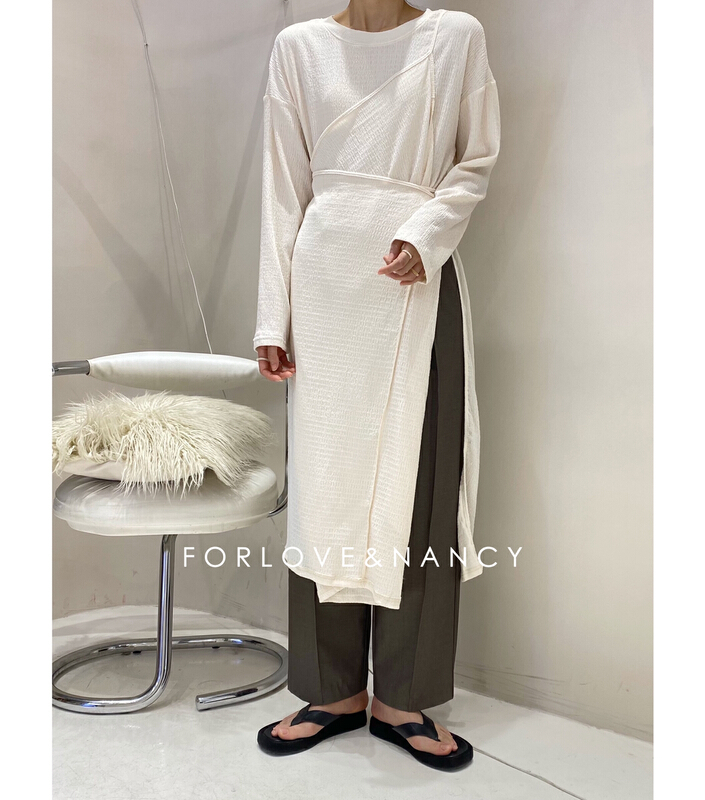 New year in early spring! Detachable waist dress (cw# QN)