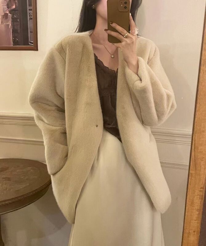 goods in stock! [sunshine] large women's loose short coat (without belt) ys1-9337# cqw