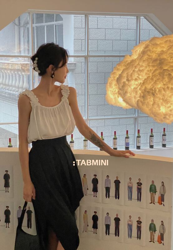 [tabmini] Korean sweet versatile vest / sling x19389-a# WPL