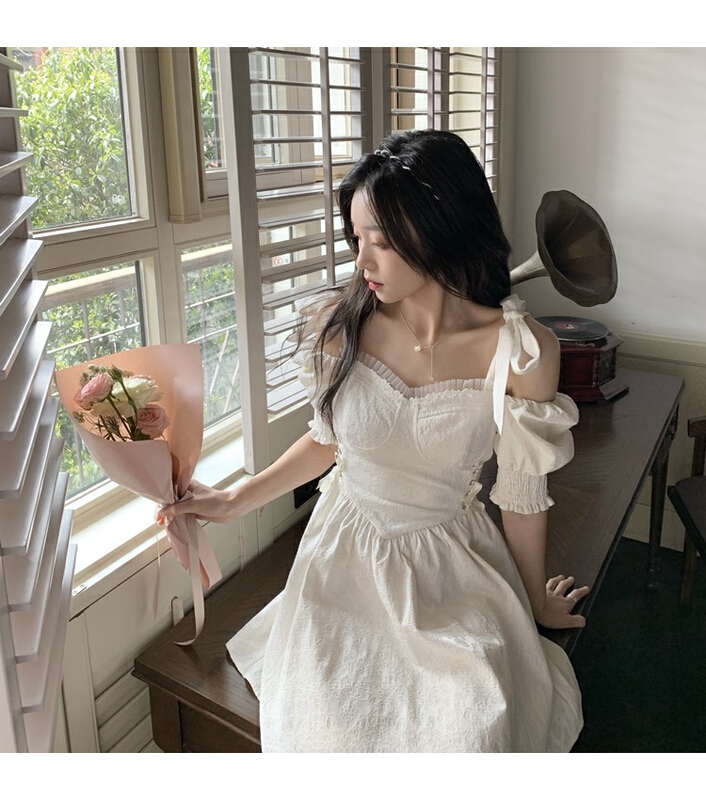 [L.L studio] design sense waist closing versatile dress 7660# PCZ