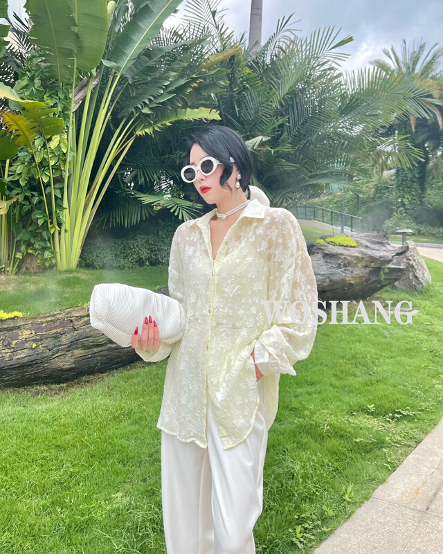 [woshang woshang] Korean version foreign style loose shirt a-318# XYJ