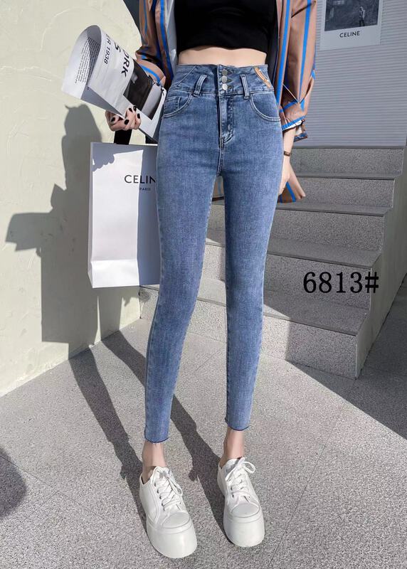 New year in early spring! [AI x2 denim] Korean slim legged jeans 6813# hjy