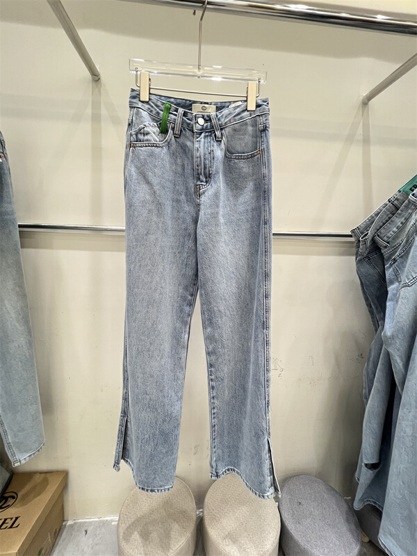 [GD] Korean split straight jeans 99606# XYJ