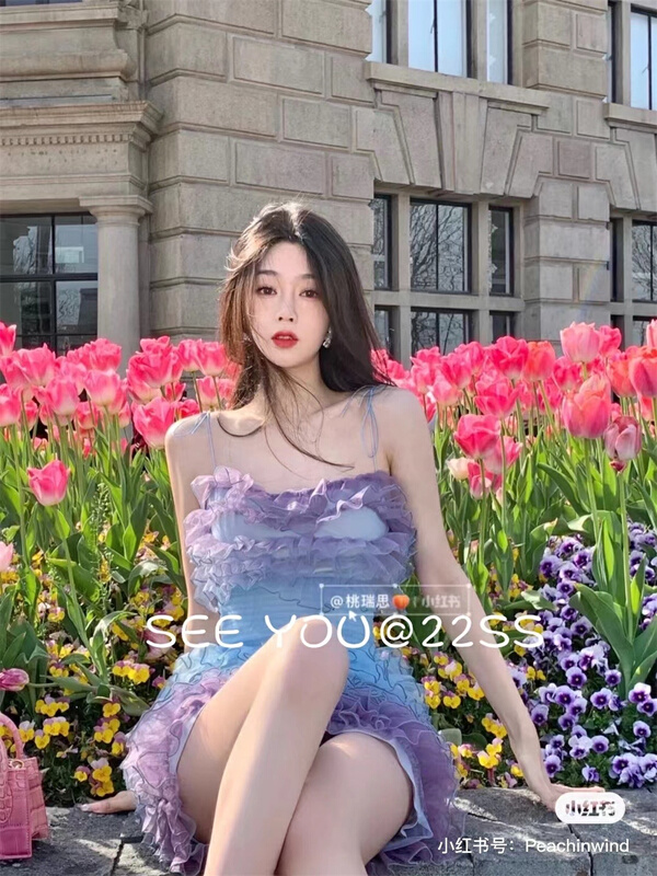 New in early summer! [see you] Korean version of gentle hot girl dress 3761# PCZ