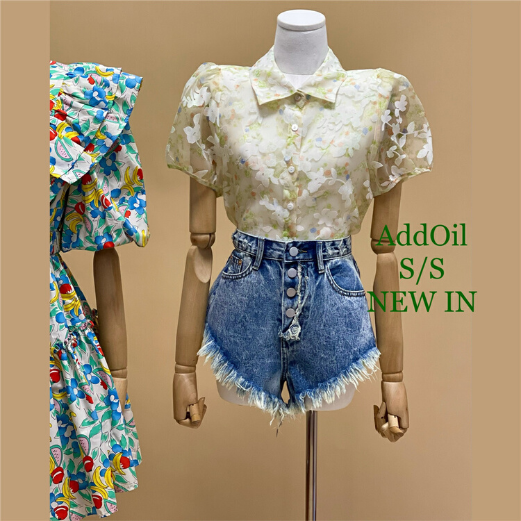 goods in stock! New in early summer! [addoil] Korean slim and versatile denim shorts 11627# zxl