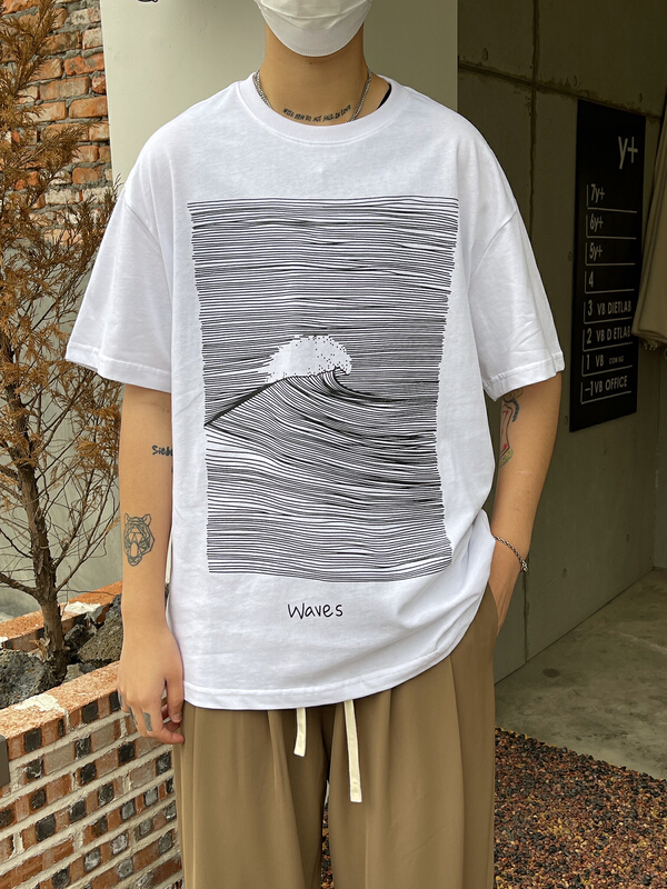 New year in early spring! [z.w] Inspur digital direct jet printed short sleeve T-shirt ys1-7008# ZZL