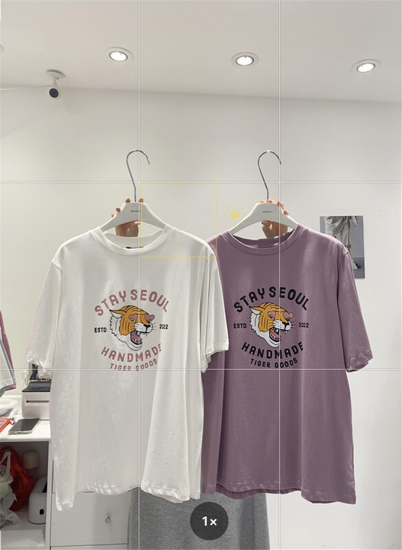[seven 7] Korean print Pullover short sleeve T-shirt 915# WTT