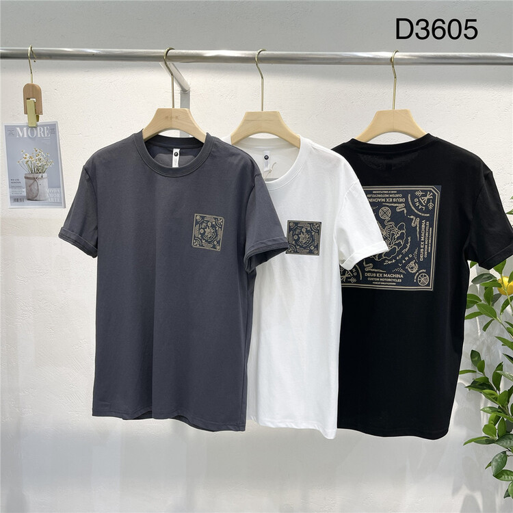 New in early summer! [wild squirrel] round neck print versatile short sleeve T-shirt d3605# ZZL