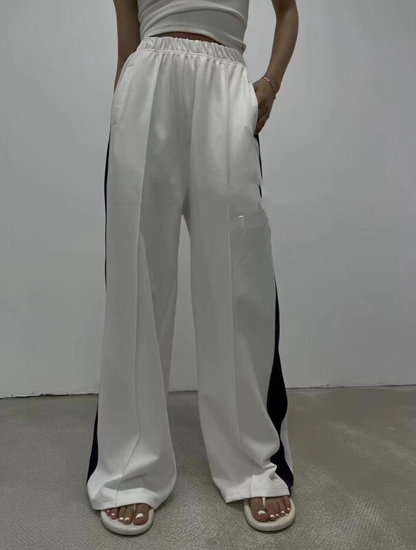 [Yan Zhen] Korean color blocking loose casual pants 63308# PCZ