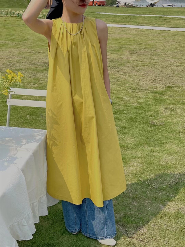 [River collect] loose, simple and versatile strap skirt 2599# zxl
