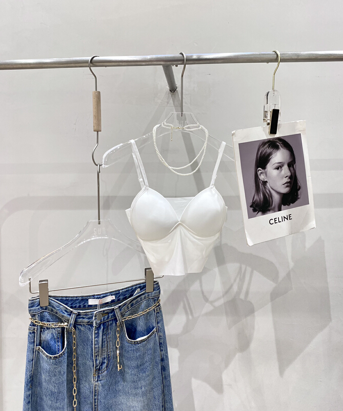New in early summer! [sun] simple and versatile fashion tank top with cup / suspender dd556# lwy