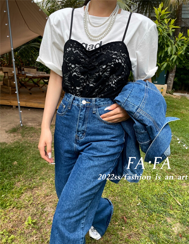 New year in early spring! [Fafa] Lace Sexy tank top (without matching) 16852# zxl