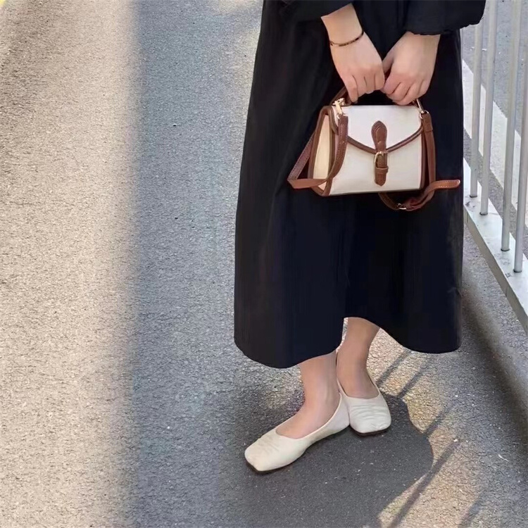 [misslan] Vintage cotton linen hand messenger bag (with shoulder strap) e038# XJ