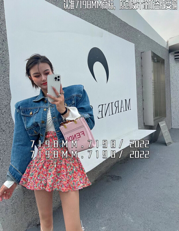早春上新!【7198】摩登辣妹設計感休閒牛仔外套  198#  PCZ