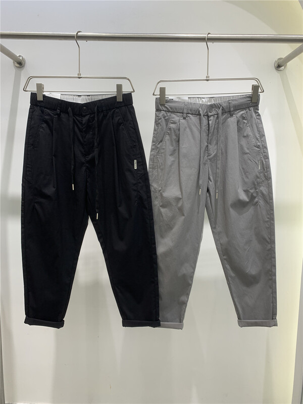 Early spring! [standing for a long time hot] drawstring simple and versatile casual pants 8531# ZZL