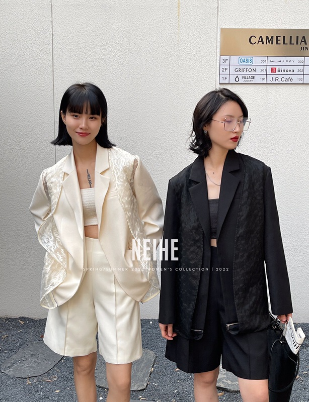 New year in early spring! [neihe] advanced buttonless suit + basic versatile comfortable vest suit 11323# zxx