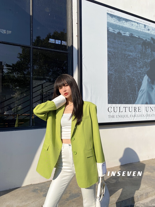 Original price 145.91! New year in early spring! [inseven] label design sense niche loose suit 25103# ozq