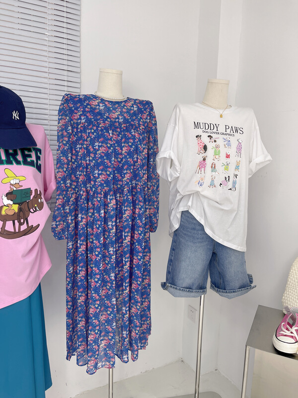 goods in stock! New year in early spring! [C oni] little womanly floral long dress c336-10666\lwy