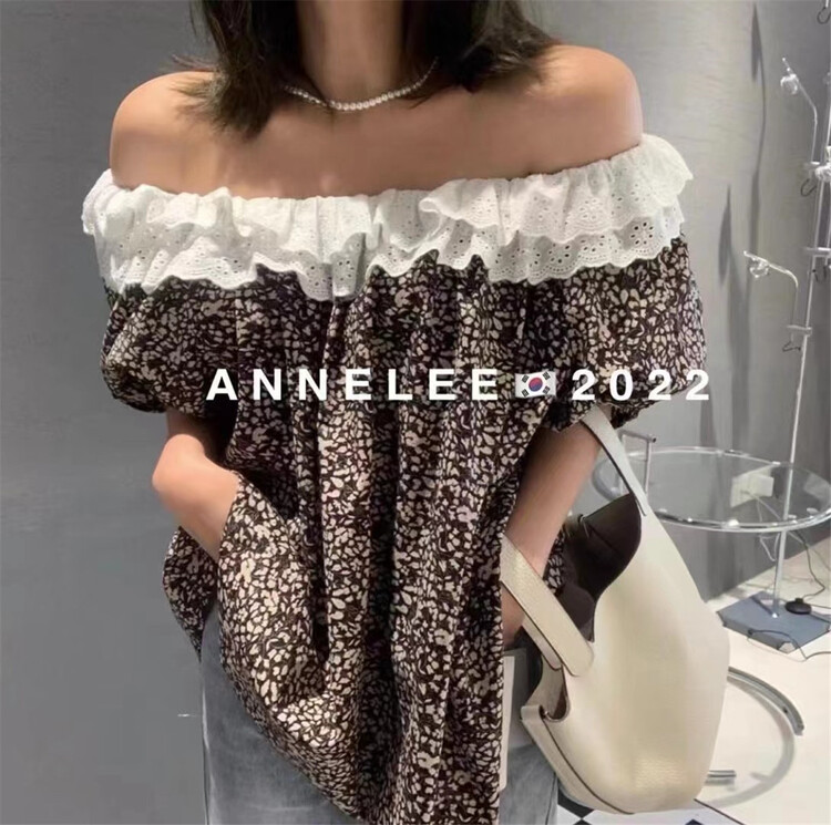 New in early summer! [Yan Zhen] French retro one shoulder shirt 24002# PCZ