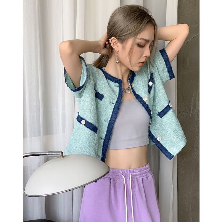 New in early summer! [m.five soul] Korean bra pad anti tarnish vest / sling 2639# CLS