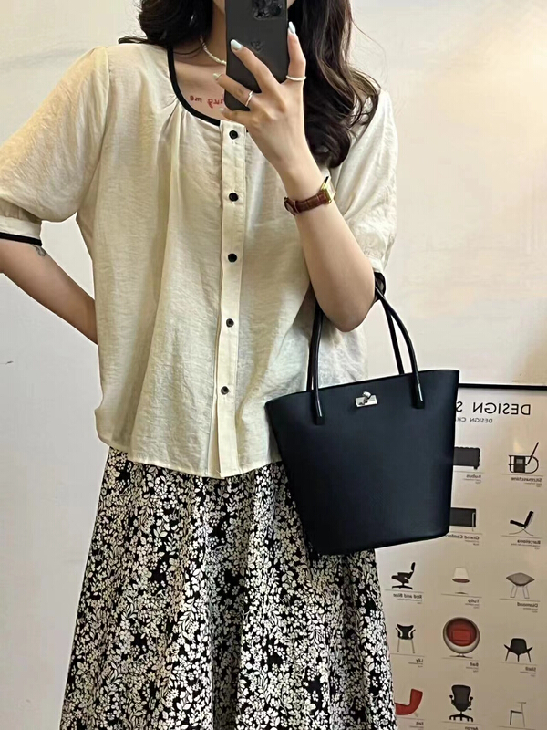 goods in stock! [tototellme] Korean simple short shirt 20499# HBx