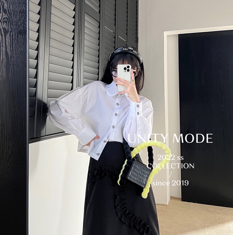 Original price 83.47! [unit] button Korean ins shirt 8930# cqw