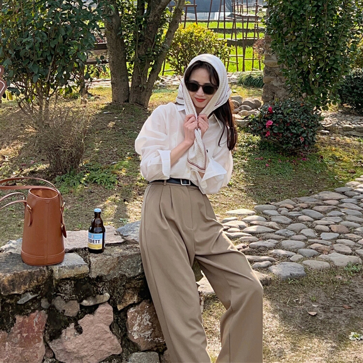 [magic Qiqi] Korean comfortable and versatile shirt 1560# ll