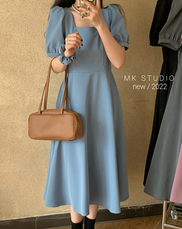 New in early summer! [MK] Korean elegant fashion dress (with headdress) 3167# hjy