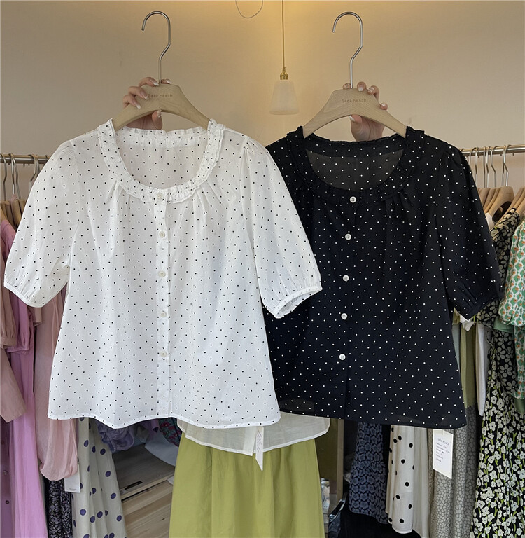 [seek peach] slim and comfortable single breasted shirt 5276# ll