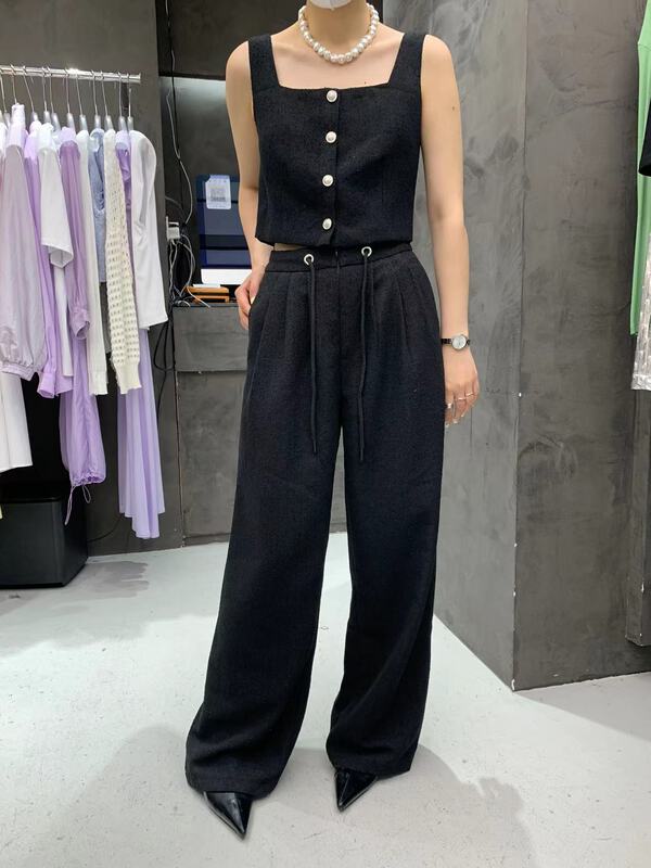 [tomorrow] big brand wide leg floor dragging casual pants 5110-1# ozq