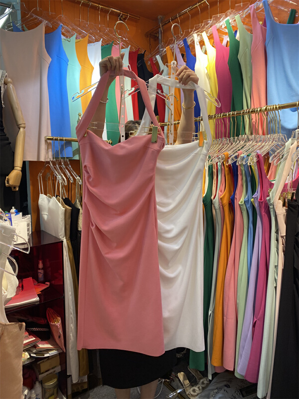 goods in stock! New in early summer! [Xiye] Korean slim solid dress a5092# JJ