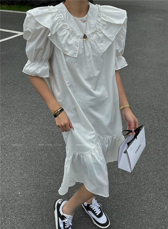 [open] Ruffle design casual dress (skirt only) 3731# ozq