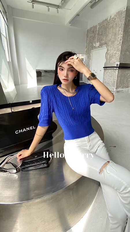 [meet chelizi] Korean design chain shirt 9285# WTT