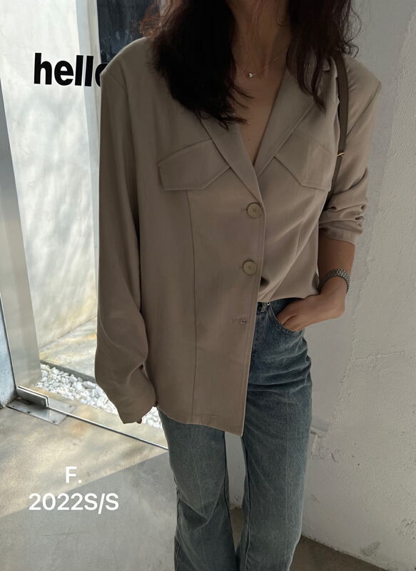 New year in early spring! 【F】 Korean versatile loose shirt 6022# zxx